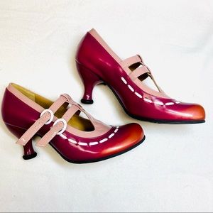 JOHN FLUEVOG PINK Bellevues Mary Fields Size 8